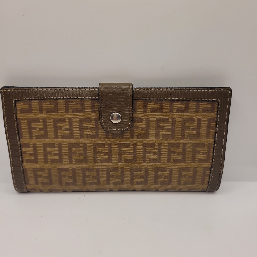 Fendi FF Monogram Zucca Vintage Wallet